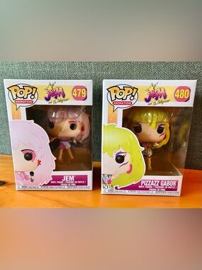 NEW FUNKO POP 80s Jem & The Holograms Pizzazz Gabor Vinyl Collectible Figures